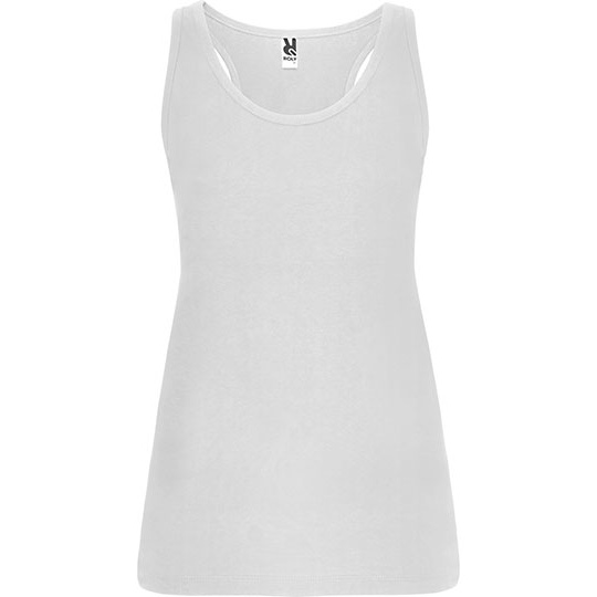 Top Damski Dopasowany Bawelniany RY6535 - White 01