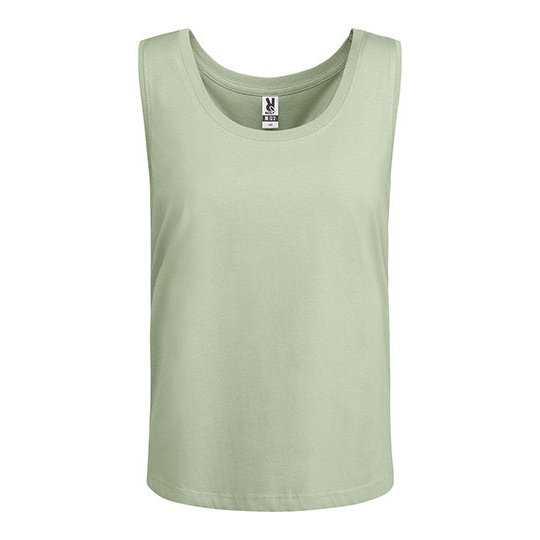 Top Damski Oversize Bawełniany RY6536 - Mist Green 264