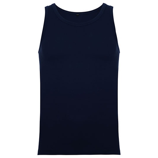 Męski tank top slim RY6545 - Black 02