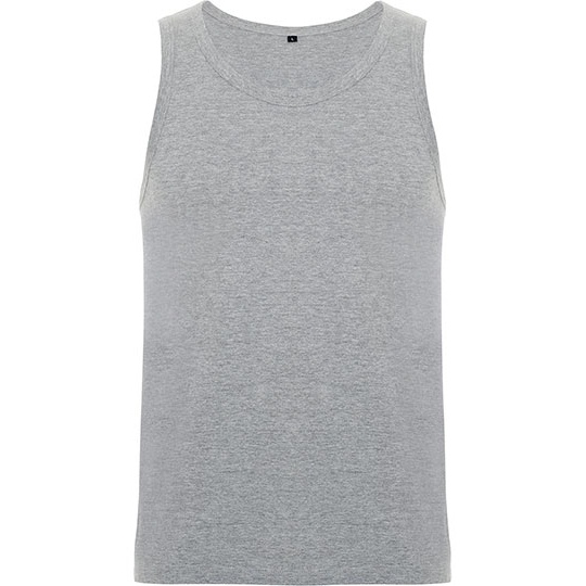 Tank Top Meski Slim Bawelniany RY6545 - Heather Grey 58