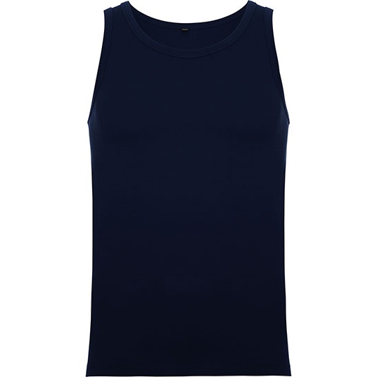 Męski tank top slim RY6545 - Navy Blue 55