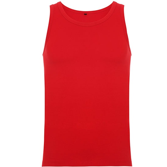Tank Top Męski Slim Bawełniany RY6545 - Red 60