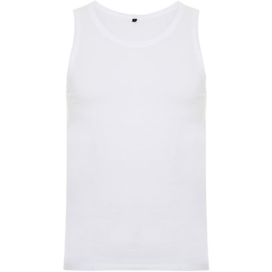Tank Top Meski Slim Bawelniany RY6545 - White 01