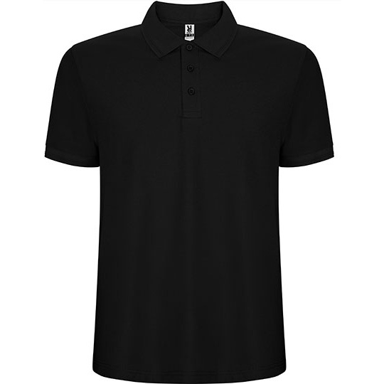 Polo Slim z Tkaniny Piqué RY6609 - Black 02