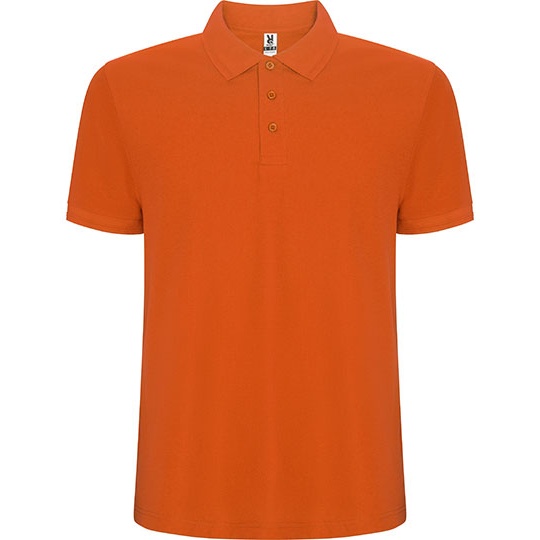 Koszulka Polo Męska Pique RY6609 - Orange 31