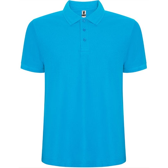 Koszulka Polo Męska Pique RY6609 - Turquoise 12