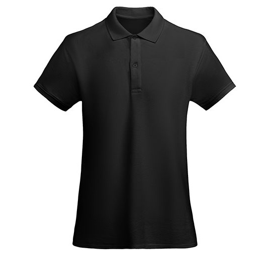 Koszulka Polo Damska Bawełna Organiczna Slim RY6618 - Black 02