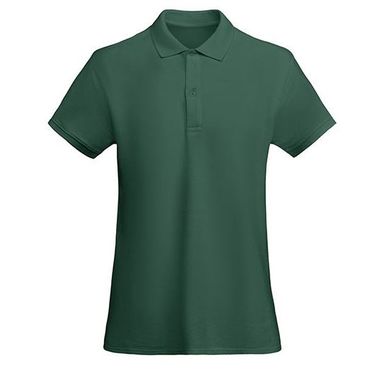 Damska koszulka polo Slim RY6618 - Bottle Green 56