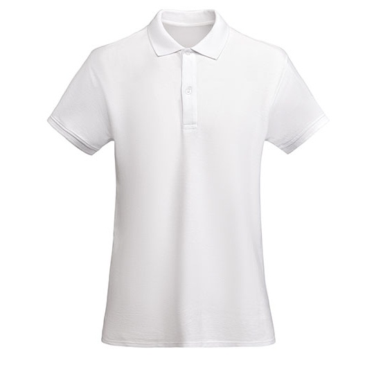 Koszulka Polo Damska Bawełna Organiczna Slim RY6618 - White 01