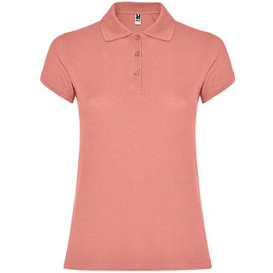 Koszulka Polo Damska Slim Pika RY6634 - Clay Orange 266