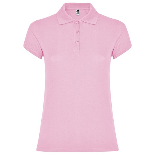 Koszulka Polo Damska Slim Pika RY6634 - Light Pink 48