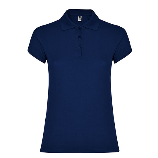 Koszulka Polo Damska Slim Pika RY6634 - Navy Blue 55