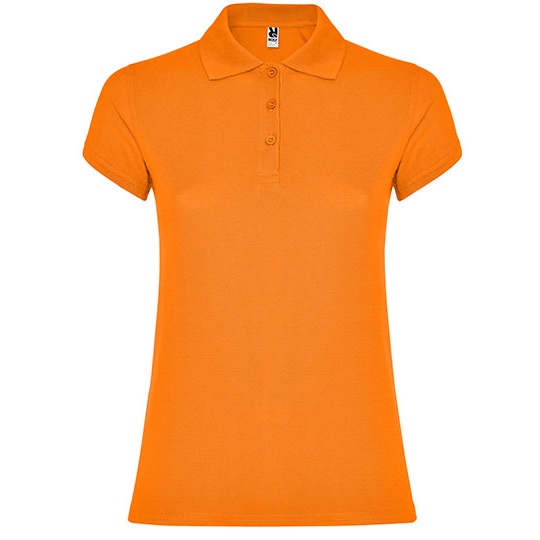Koszulka Polo Damska Slim Pika RY6634 - Orange 31