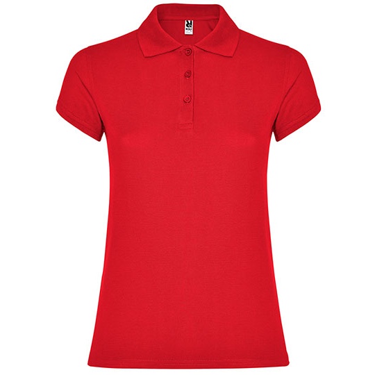 Koszulka Polo Damska Slim Pika RY6634 - Red 60