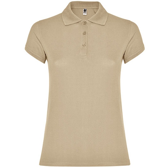 Koszulka Polo Damska Slim Pika RY6634 - Sand 07