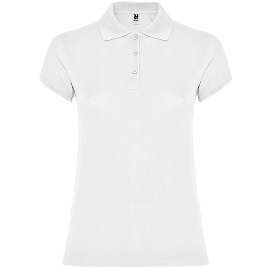 Damska koszulka polo slim RY6634 - White 01