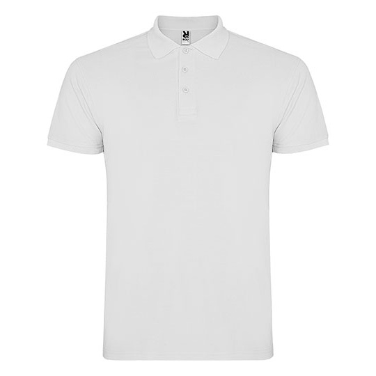 Męska koszulka polo RY6638 - White 01