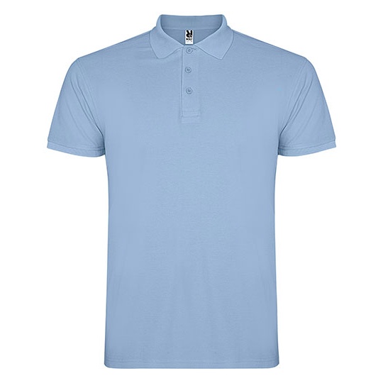 Dziecięca koszulka polo z krótkim rękawem RY6638K - Sky Blue 10