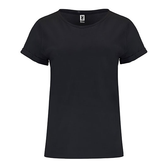 T-shirt Damski Bawełniany RY6643 - Black 02