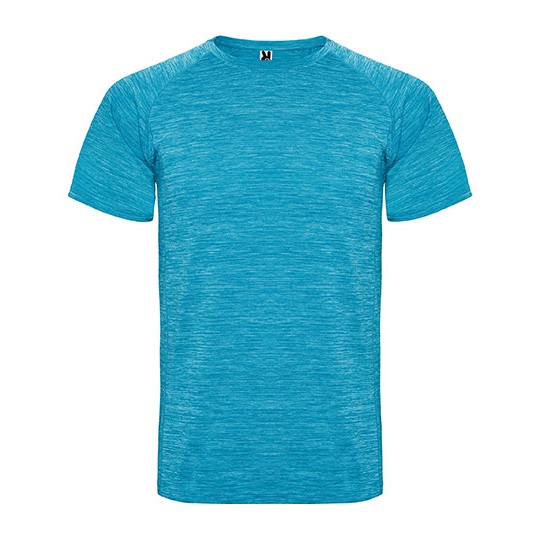 T-shirt Meski Raglanowy Funkcyjny RY6654 - Heather Turquoise 246