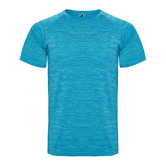 Dziecięcy t-shirt funkcyjny z raglanowym rękawem RY6654K - Heather Turquoise 246