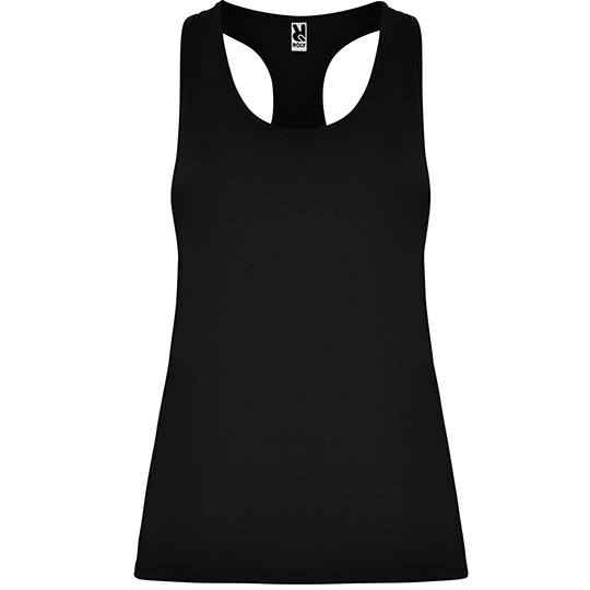 Damski top slim racerback RY6656 - Black 02