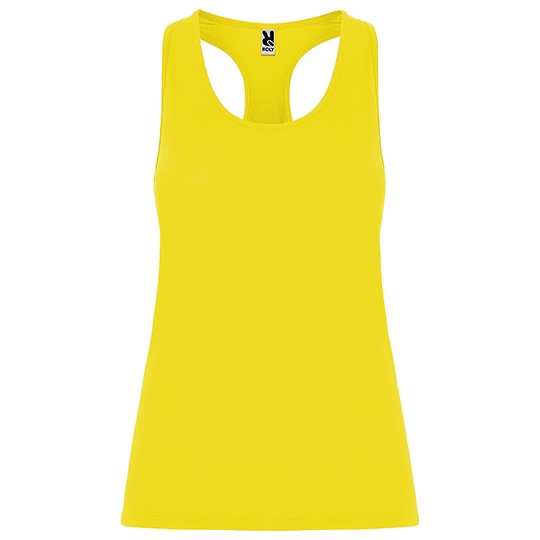 Top Damski Slim Oddychający RY6656 - Fluor Yellow 221