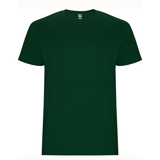 T-Shirt Meski Bez Szwow Bocznych Bawelniany RY6681 - Bottle Green 56