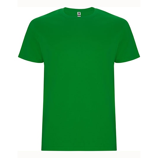 T-Shirt Meski Bez Szwow Bocznych Bawelniany RY6681 - Grass Green 83