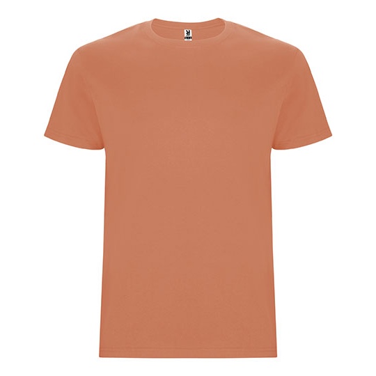T-Shirt męski bez bocznych szwów RY6681 - Greek Orange 265