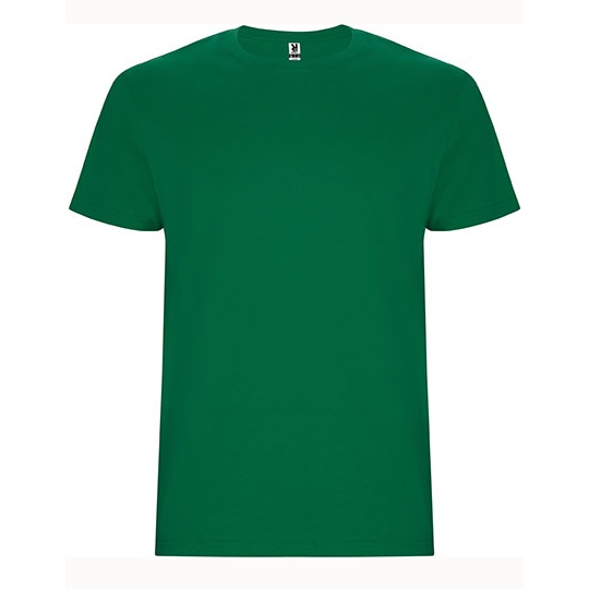 T-Shirt Męski Bez Szwów Bocznych Bawełniany RY6681 - Kelly Green 20