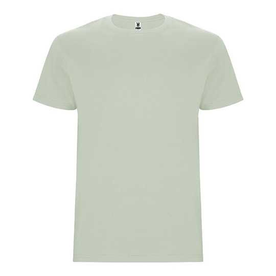 T-Shirt Meski Bez Szwow Bocznych Bawelniany RY6681 - Mist Green 264