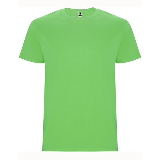 T-Shirt Meski Bez Szwow Bocznych Bawelniany RY6681 - Oasis Green 114