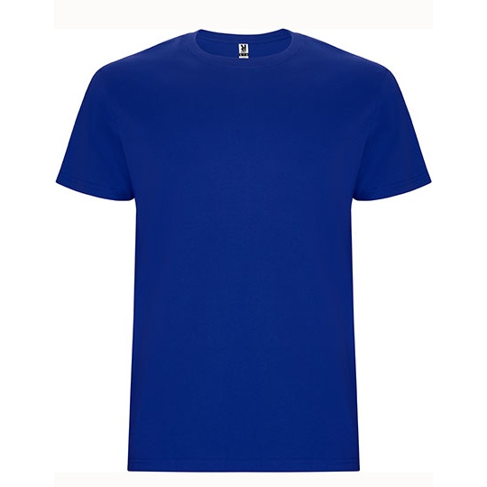 T-Shirt Meski Bez Szwow Bocznych Bawelniany RY6681 - Royal Blue 05