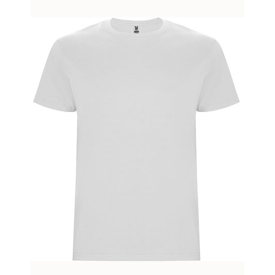 T-Shirt Meski Bez Szwow Bocznych Bawelniany RY6681 - White 01