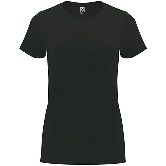 T-shirt Damski Slim Bawelniany RY6683 - Dark Lead 46