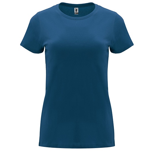 T-shirt Damski Slim Bawełniany RY6683 - Navy Blue 55