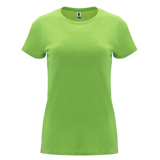 T-shirt Damski Slim Bawelniany RY6683 - Oasis Green 114