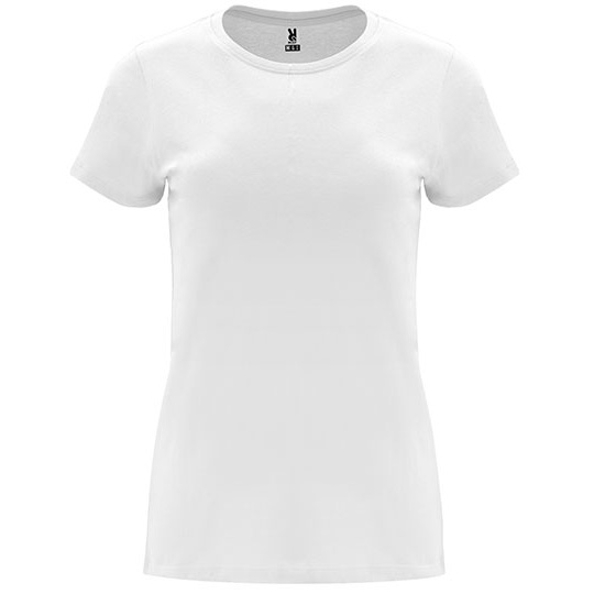 T-shirt Damski Slim Bawelniany RY6683 - White 01