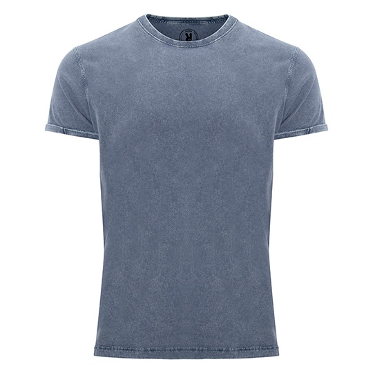Koszulka Męska Bawełniana Jeansowy Look RY6689 - Denim Blue 86