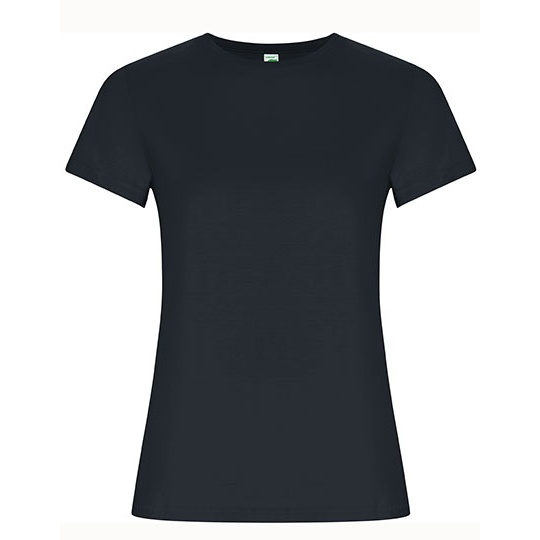 T-shirt Damski Slim Organiczna Bawelna RY6696 - Ebony 231