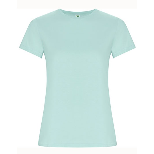 T-shirt Damski Slim Organiczna Bawelna RY6696 - Mint 98