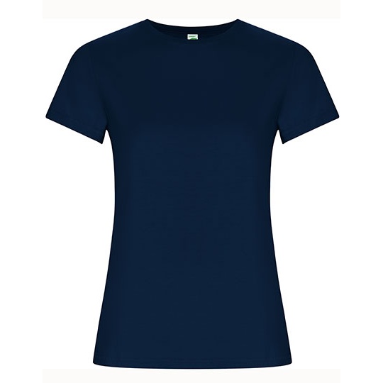 T-shirt Damski Slim Organiczna Bawełna RY6696 - Navy Blue 55