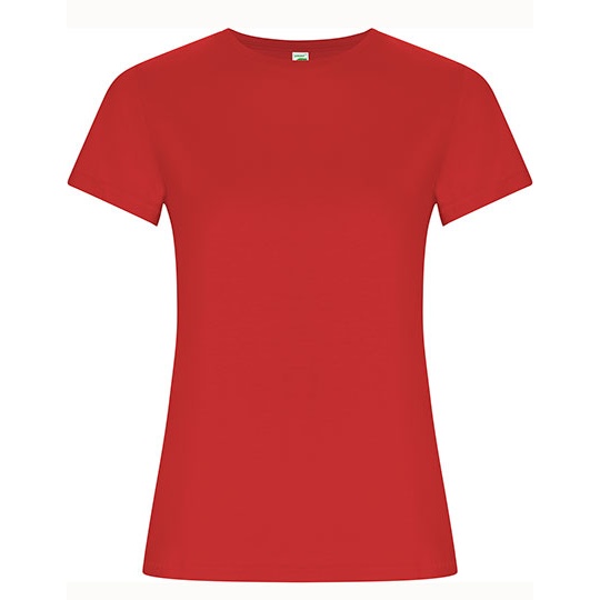 T-shirt Damski Slim Organiczna Bawelna RY6696 - Red 60