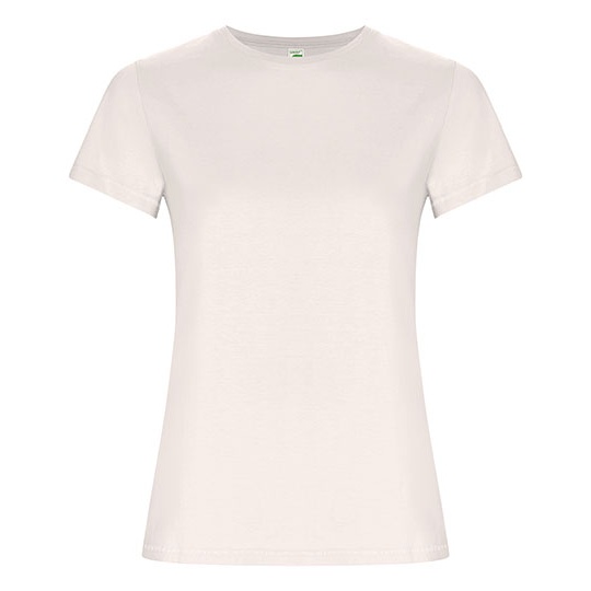 T-shirt Damski Slim Organiczna Bawelna RY6696 - Vintage White 132