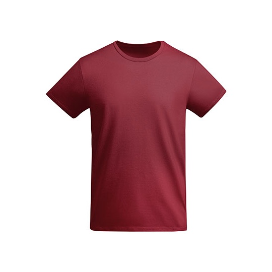 T-shirt bawełniany z krótkim rękawem RY6698 - Garnet Red 57