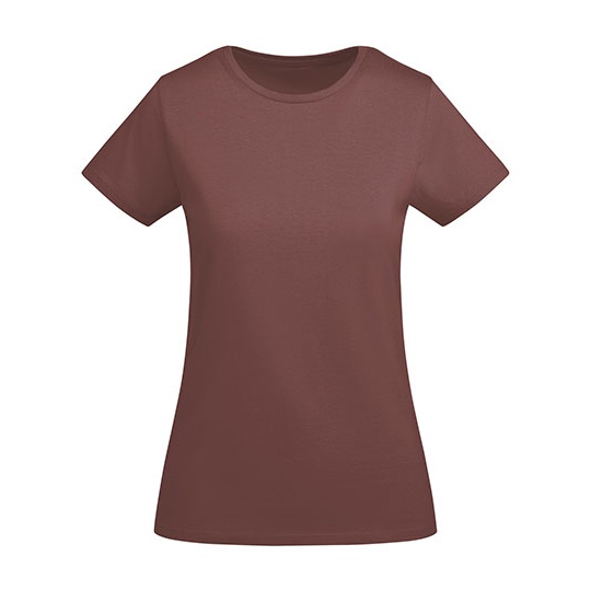 T-shirt Dopasowany Bawelna Organiczna RY6699 - Pale Red 168