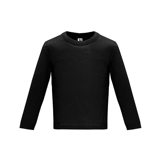 Koszulka Niemowleca Dlugi Rekaw Bawelniana RY7203 - Black 02