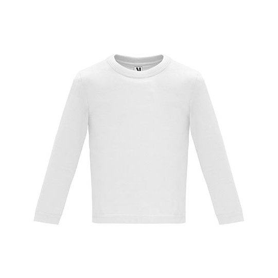 Koszulka Niemowleca Dlugi Rekaw Bawelniana RY7203 - White 01