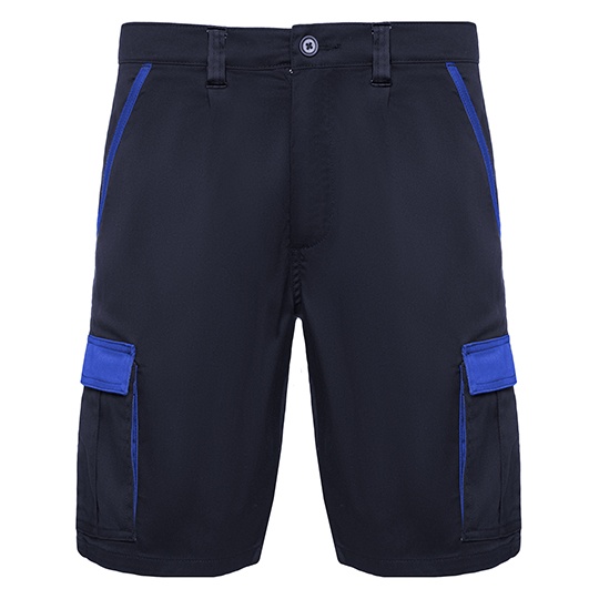 Szorty Twillowe Elastyczne Meskie RY8409 - Navy Blue 55 & Royal Blue 05